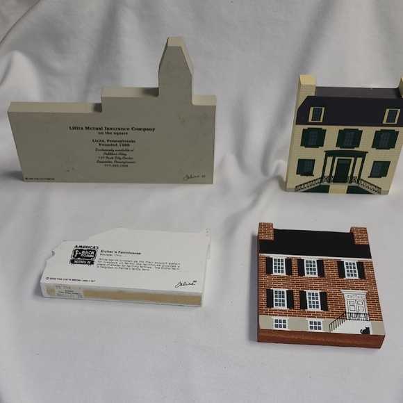 The Cat's Meow Collector Shelf Sitter Set Of 4 Vintage, Hisorical - Picture 3 of 11